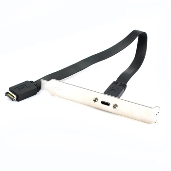 Кабел конектор на дънната платка USB 3.1 Type C на предния панел на 10 Gbit/s Type E