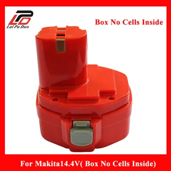 Калъф за акумулаторни батерии Makita NI-MH NI-CD 14,4 v, пластмасова кутия (кутия без клетки вътре)